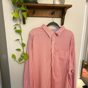 Izod Gingham Button Up